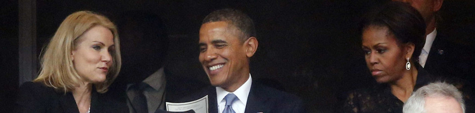 Selfie de Obama deixa Michelle 'amuada'