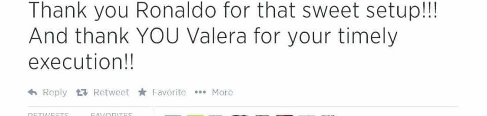 Rihanna deixa mensagem de apoio a Ronaldo e Varela