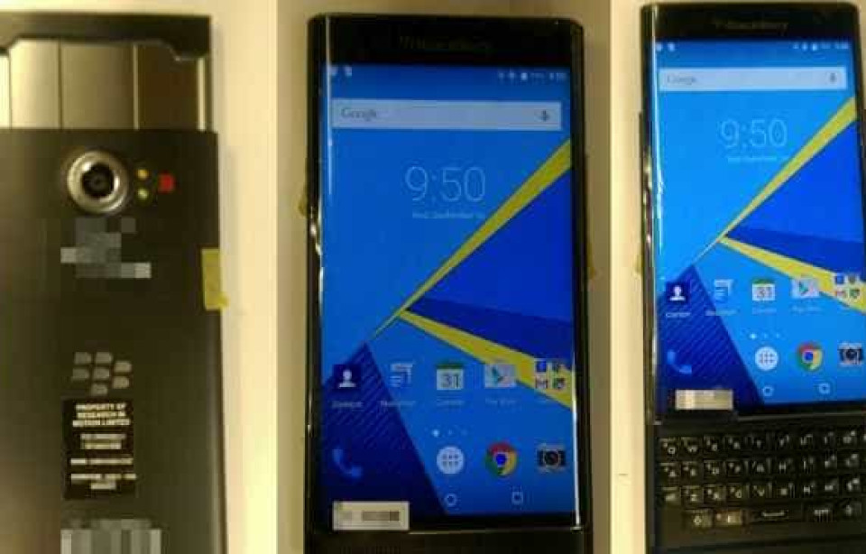 BlackBerry with Android shows up in new images
