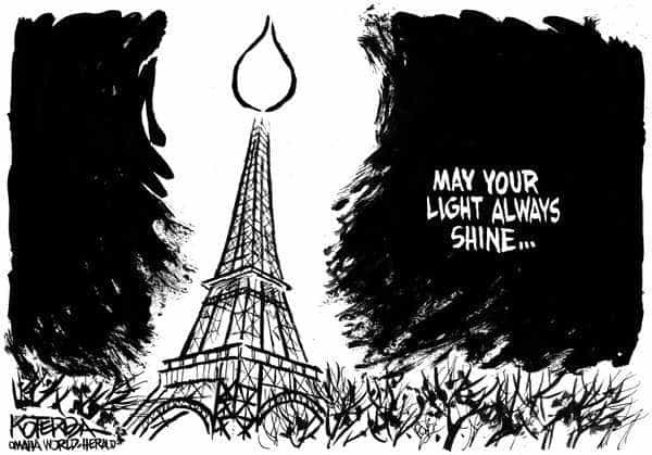 Os sentimentos dos parisienses vistos por todo o mundo