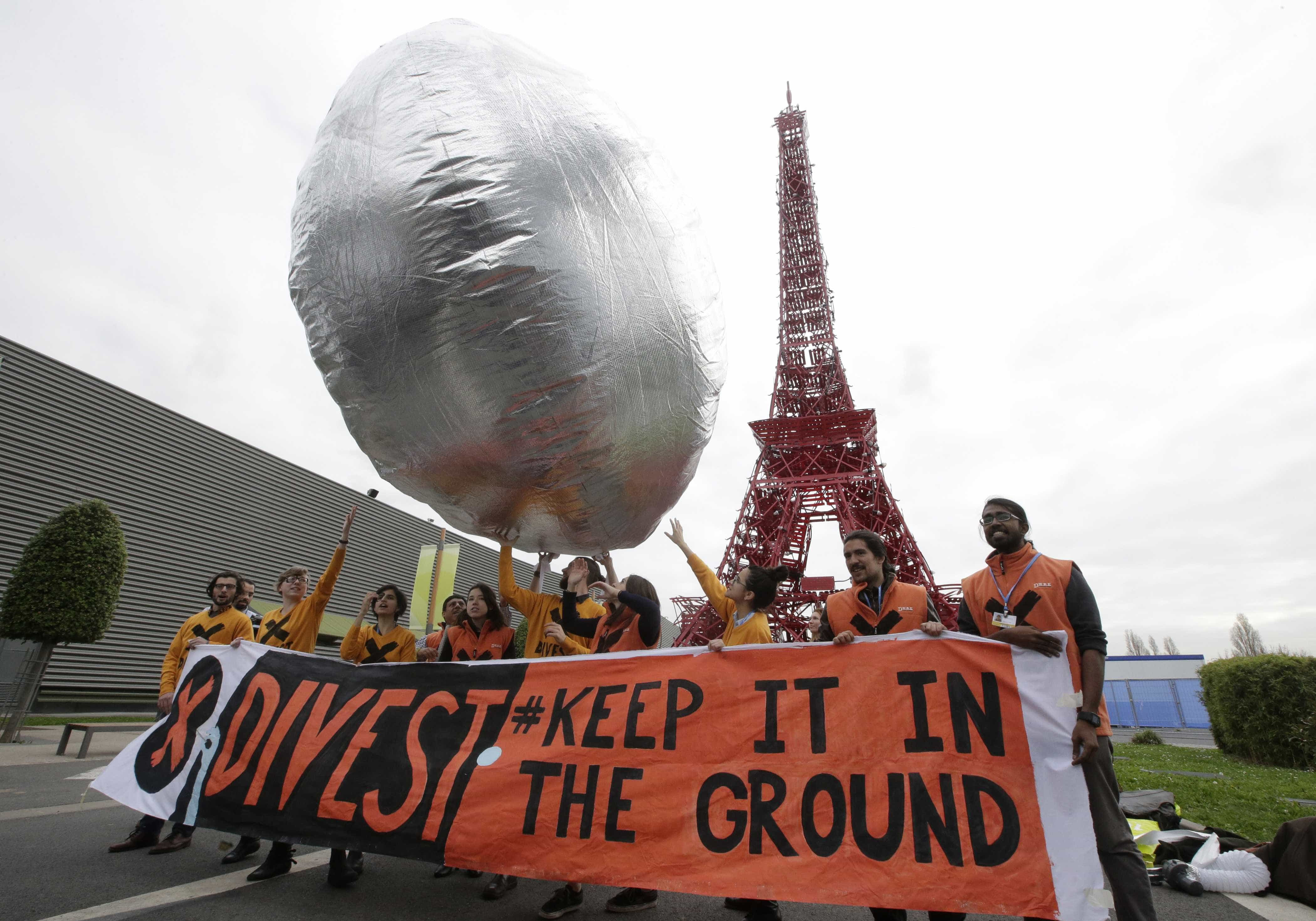 Protestos criativos em defesa do ambiente