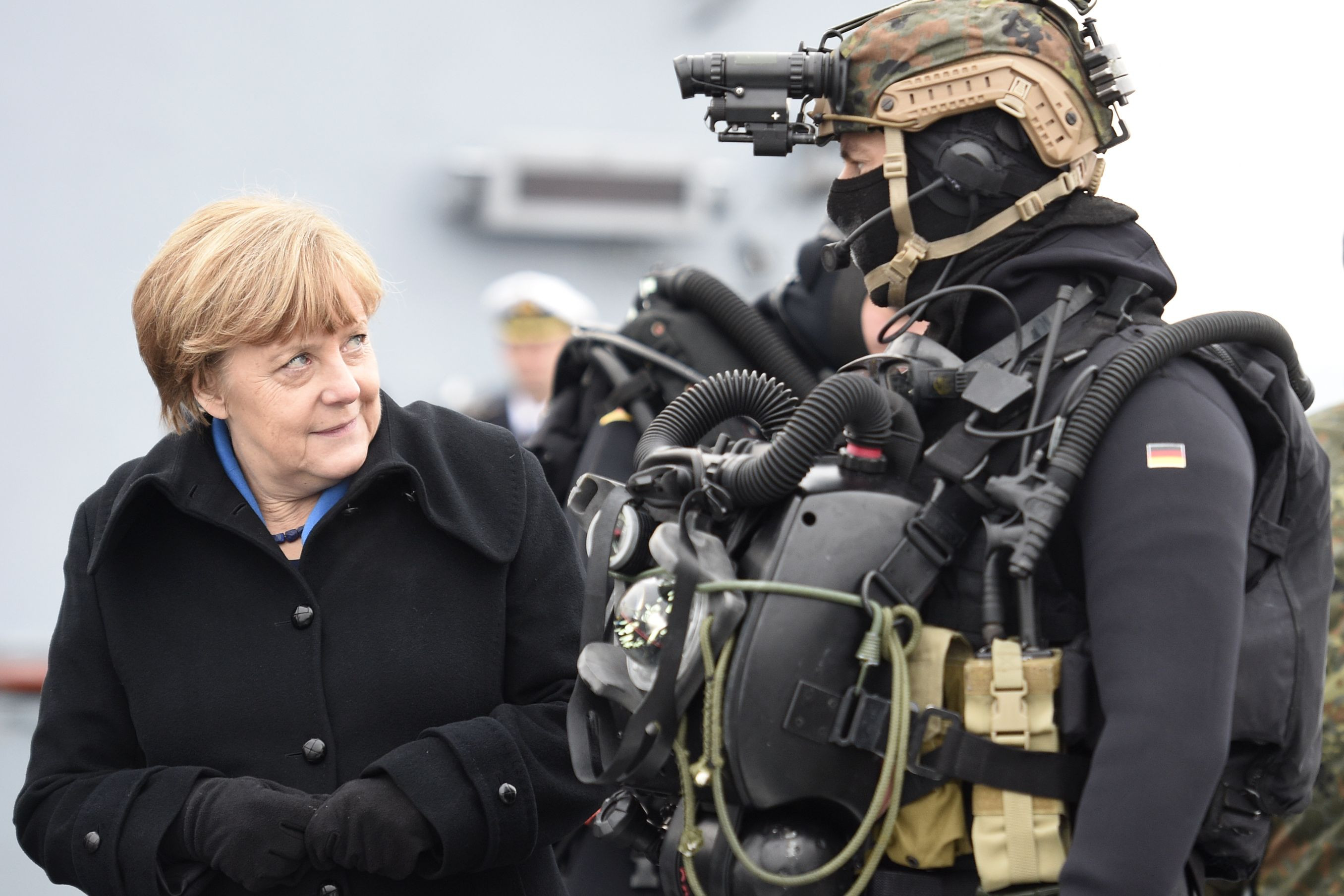 Angela Merkel, uma mulher de armas