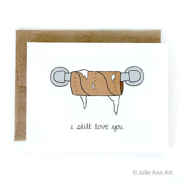 Cartões do Dia dos Namorados para casais com humor