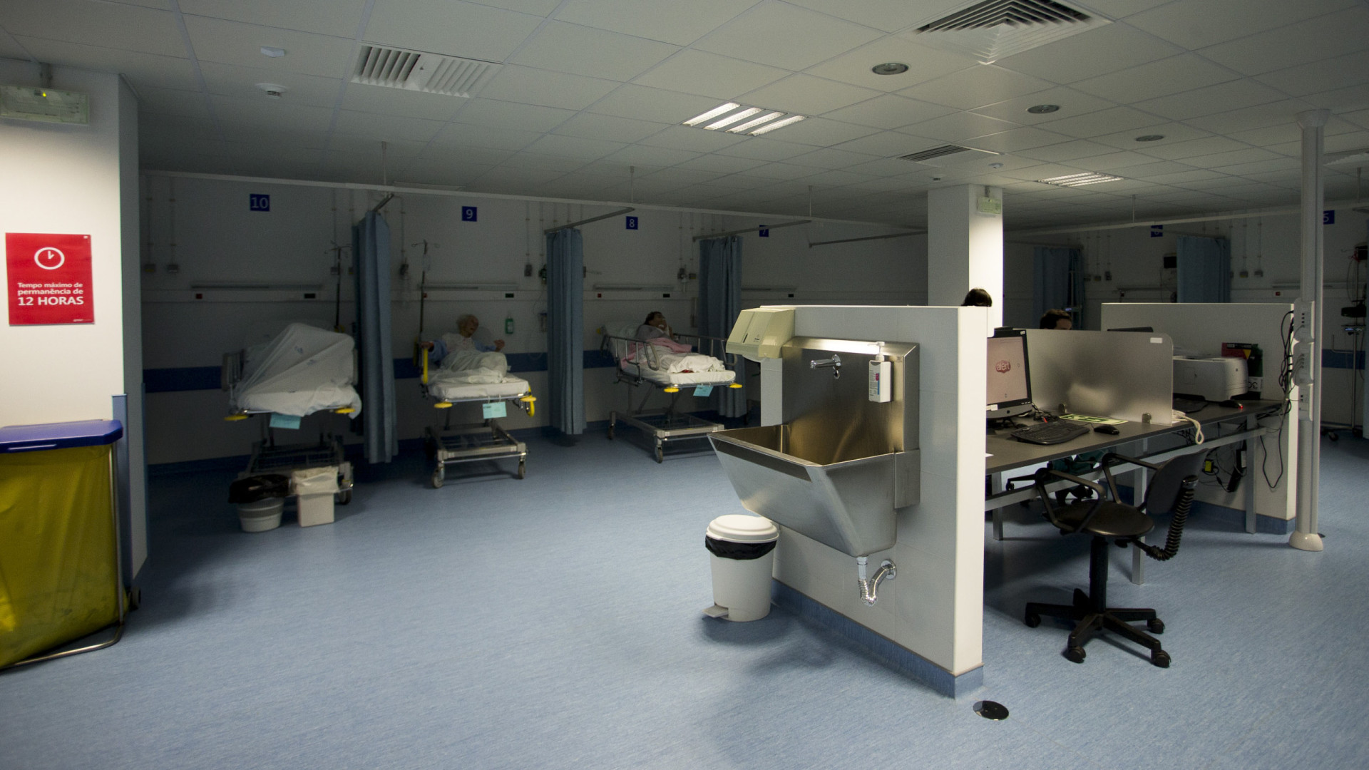 Número de urgências nos hospitais com subida ligeira em 2018