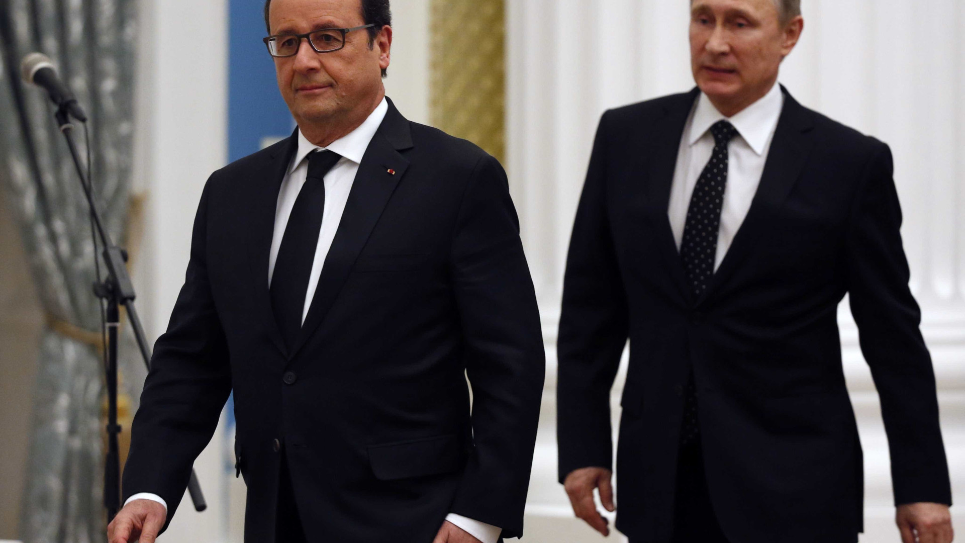 Líderes de França, Alemanha e Rússia em encontro sobre a Síria