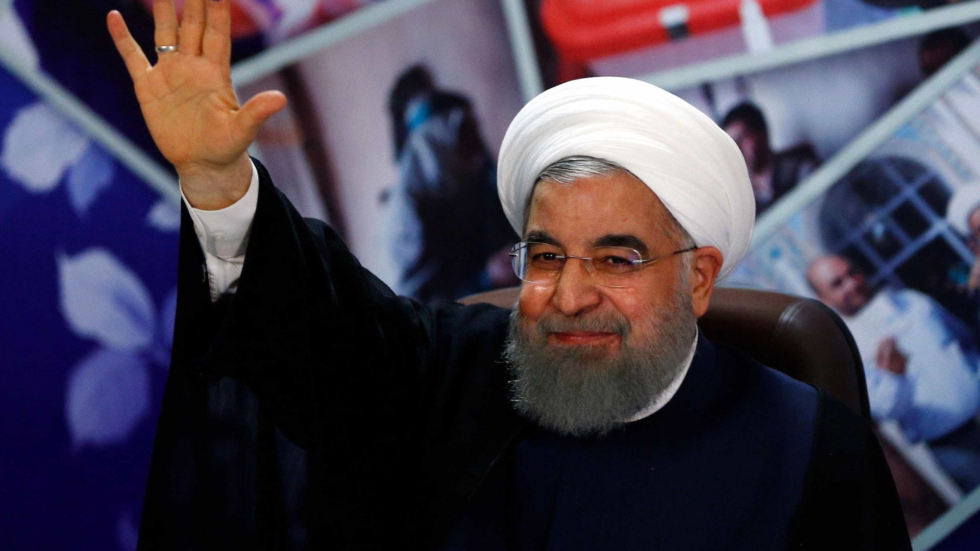 Rohani entre os seis candidatos às presidenciais do Irão