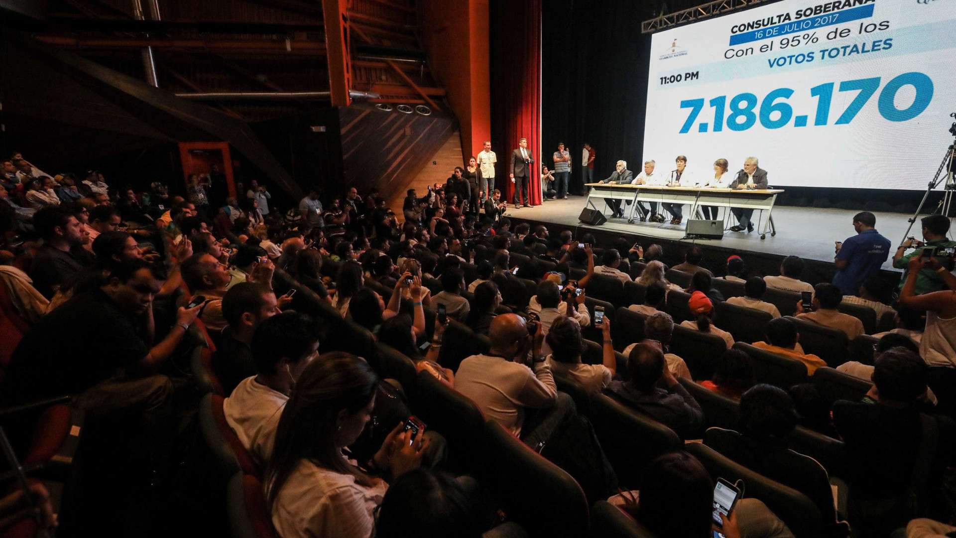 Mais de 7,1 milhões votam em consulta simbólica contra projeto de Maduro