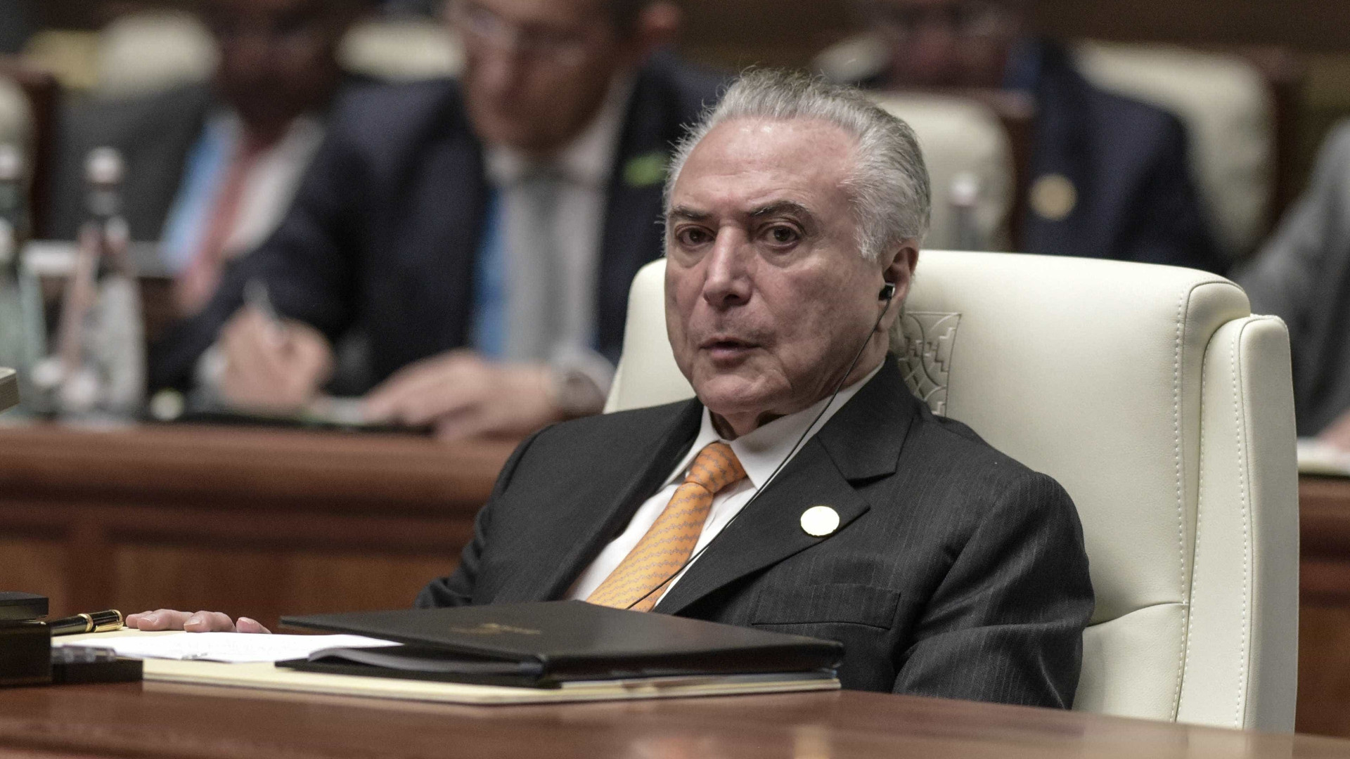 Michel Temer arguido por obstrução à justiça e organização criminosa