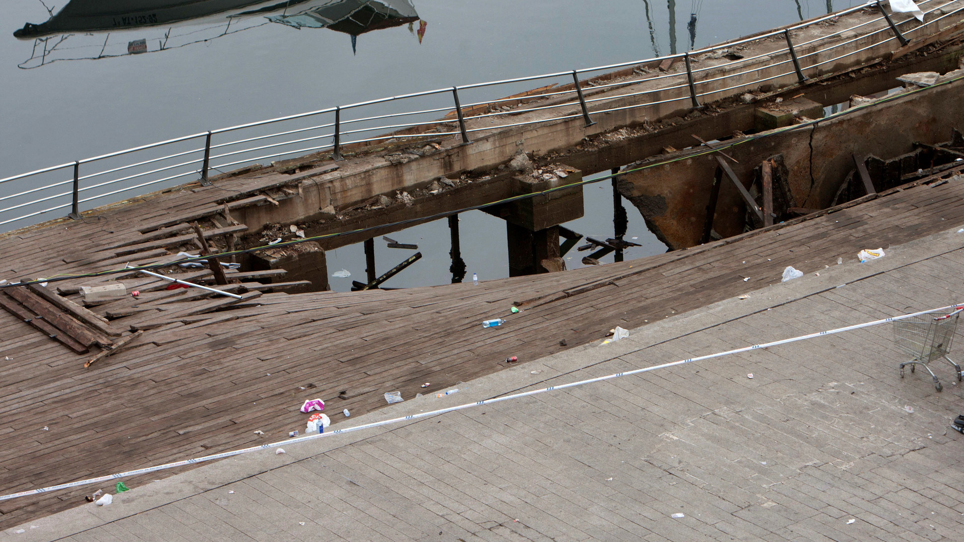 Queda de plataforma num festival em Vigo teve origem em falha estrutural