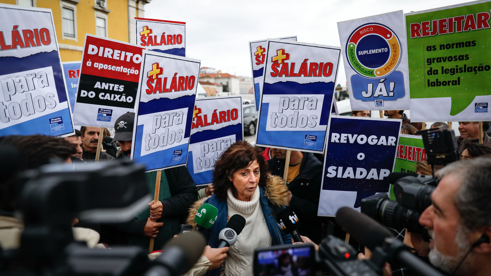 Frente Comum da função pública ameaça com ação de luta em fevereiro