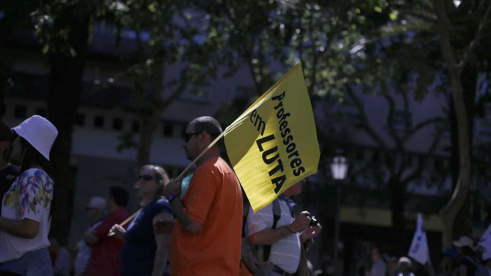 Os bastidores da manifestação de professores