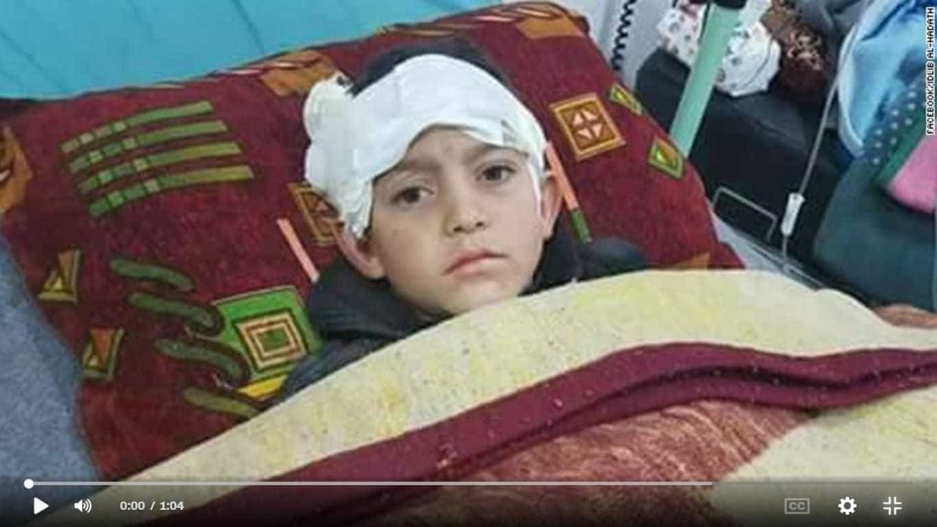 Mais bombardeamentos e mais um menino vítima da guerra na Síria
