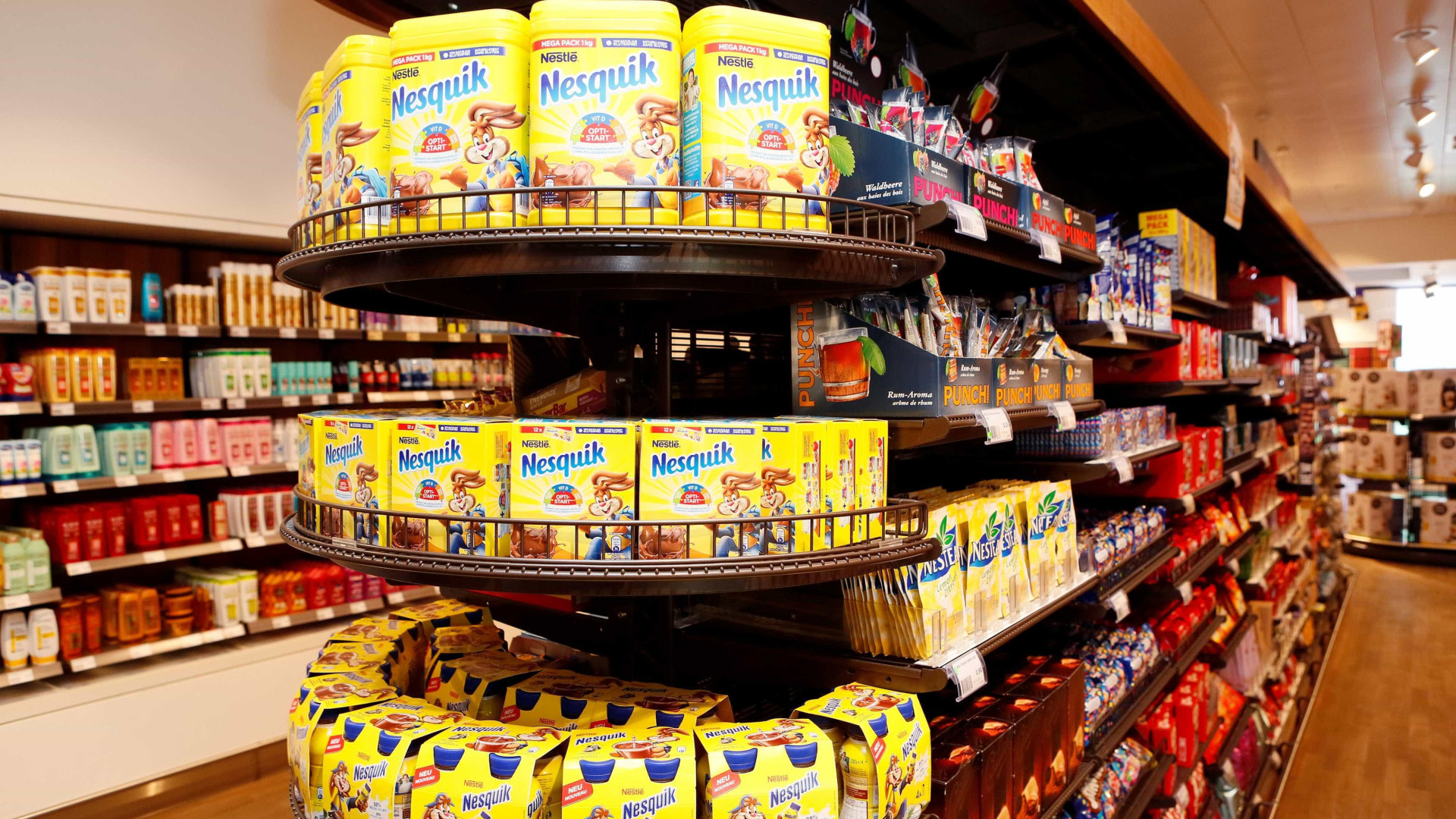 Vendas da Nestlé crescem no primeiro trimestre para 19,6 mil milhões