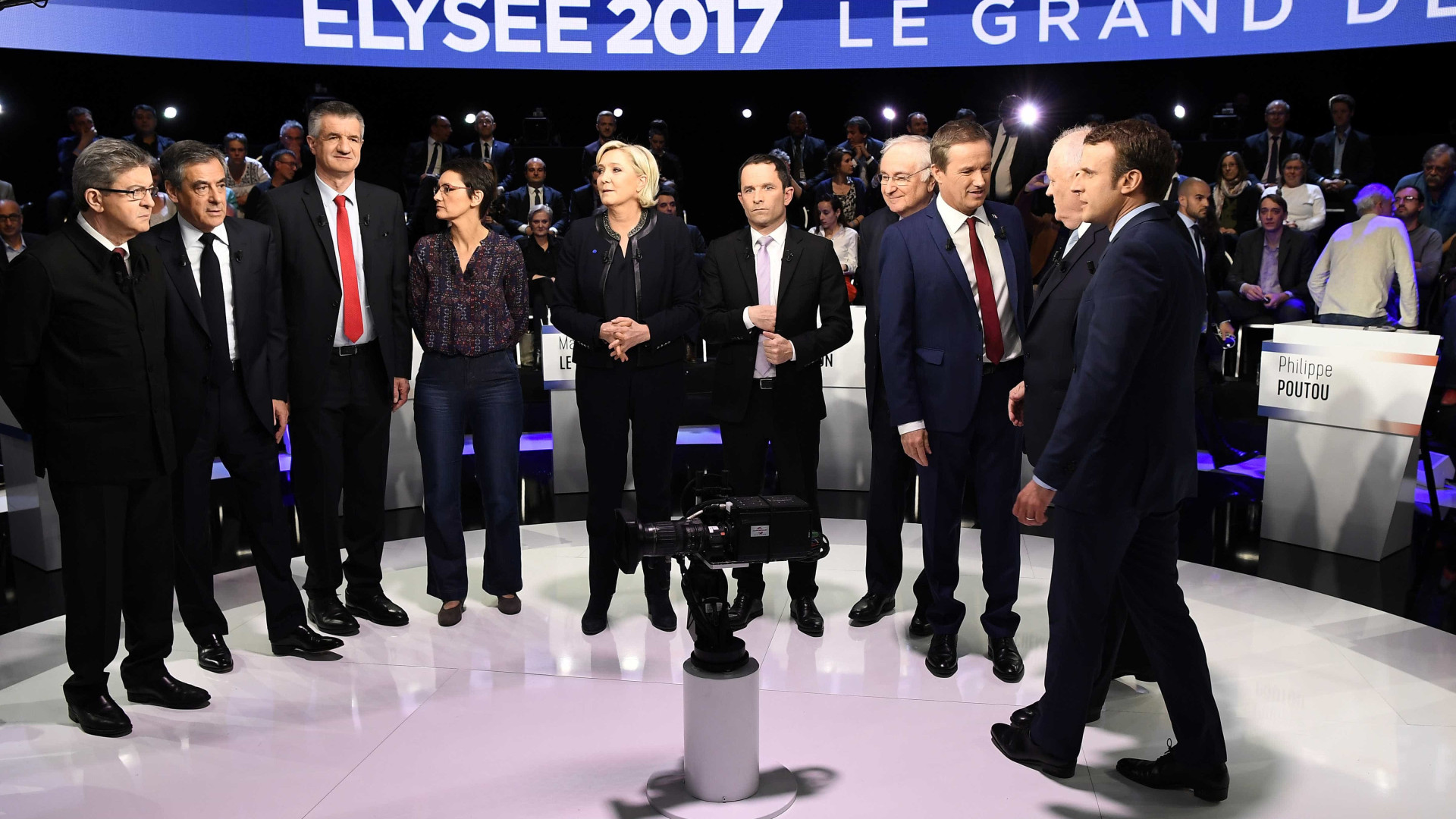 Os 'pequenos' candidatos, da esquerda à direita