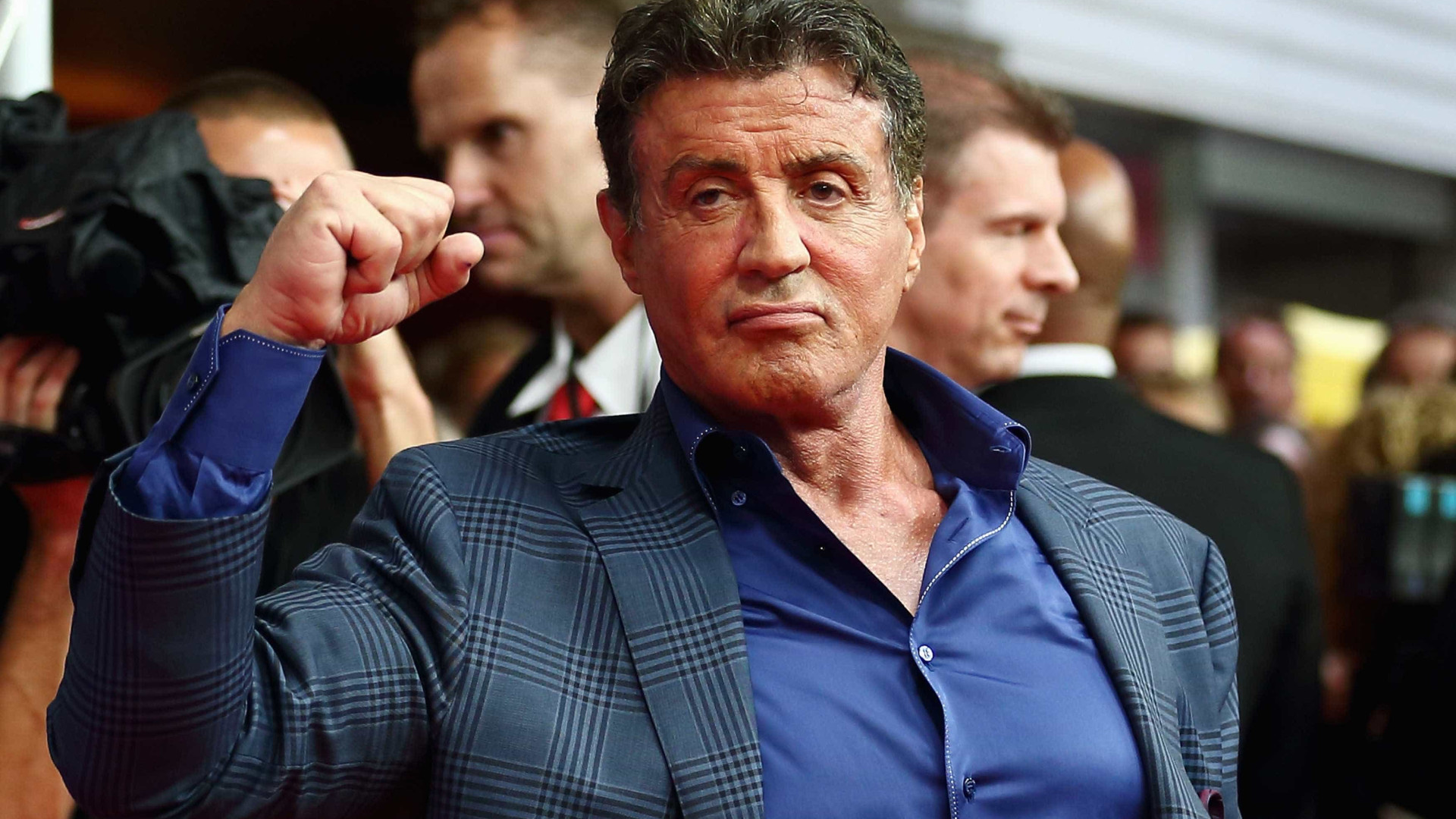 Aos 71 anos, Sylvester Stallone treina como se 'não houvesse amanhã'