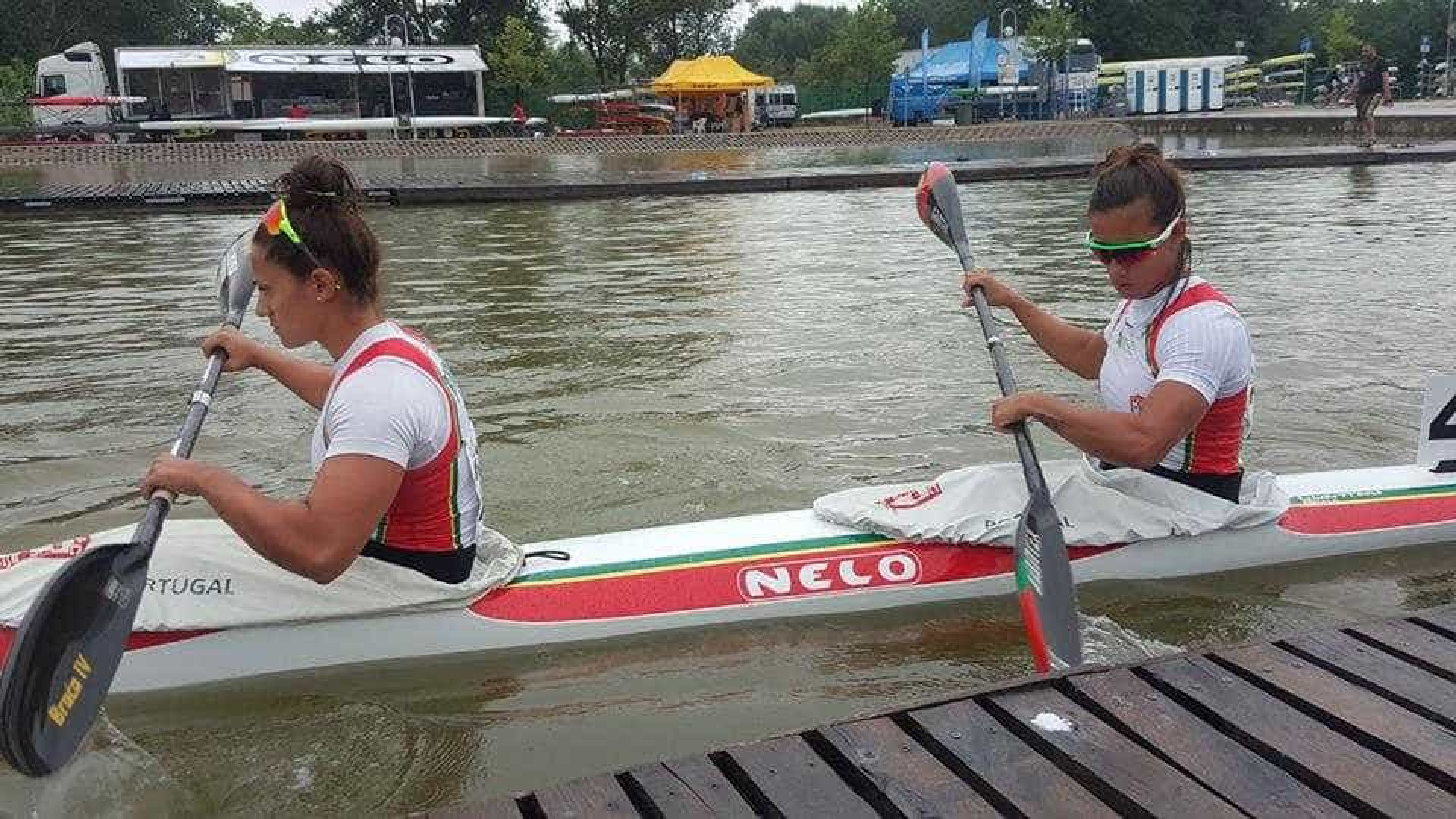 Canoagem: Joana Vasconcelos e Francisca Laia conquistam medalha de prata