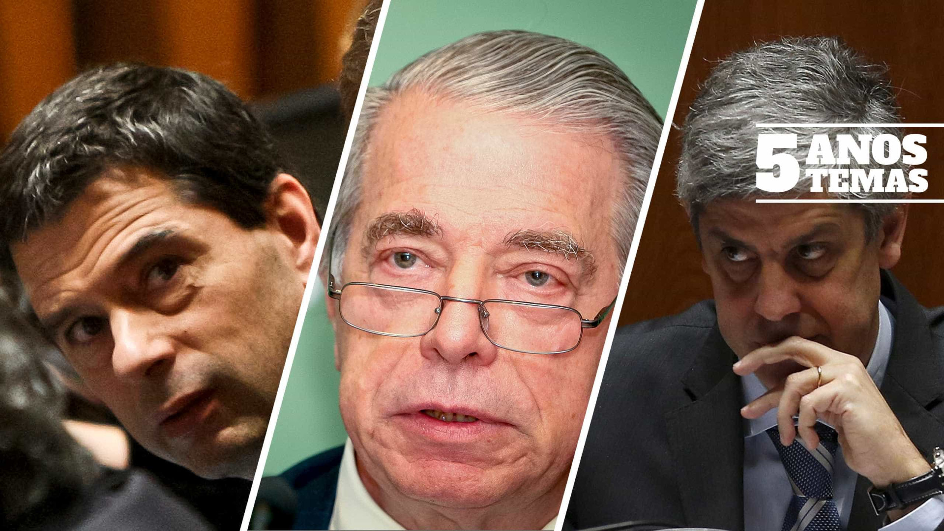 Cinco anos, cinco temas. Austeridade, quedas de bancos e a recuperação