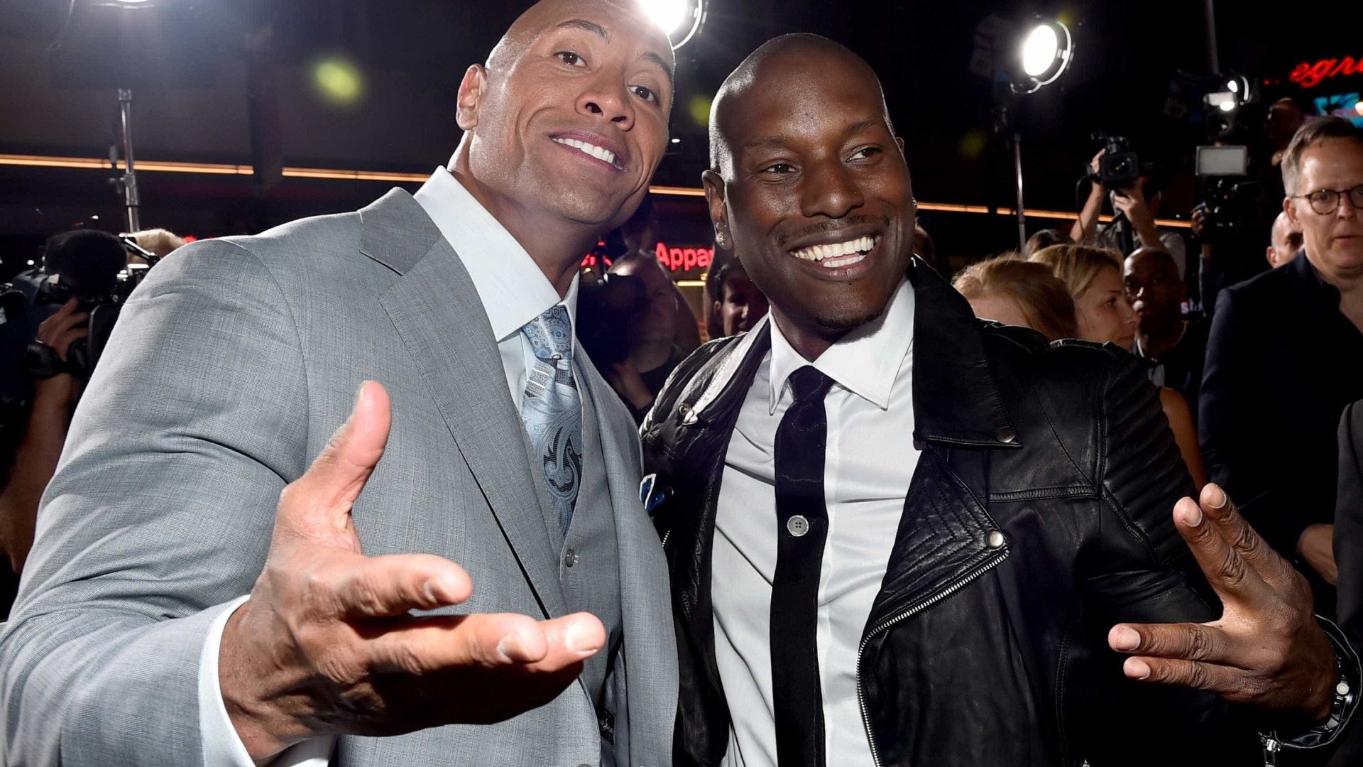 De costas voltadas, 'The Rock' revela-se "desiludido" com Tyrese Gibson