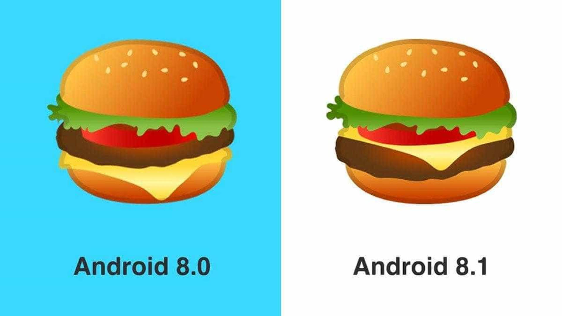 Após críticas, Google altera o burguer emoji