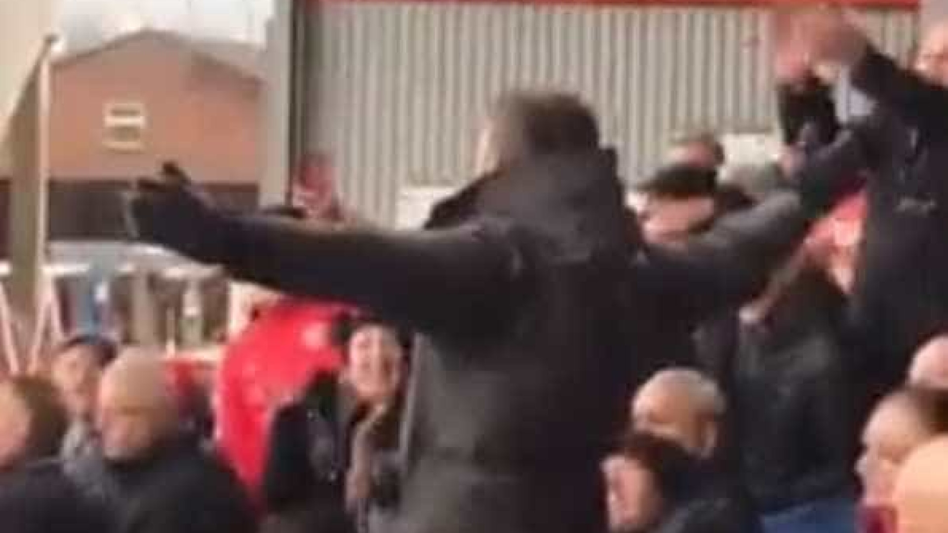 Michael Carrick na bancada... como nunca o viu