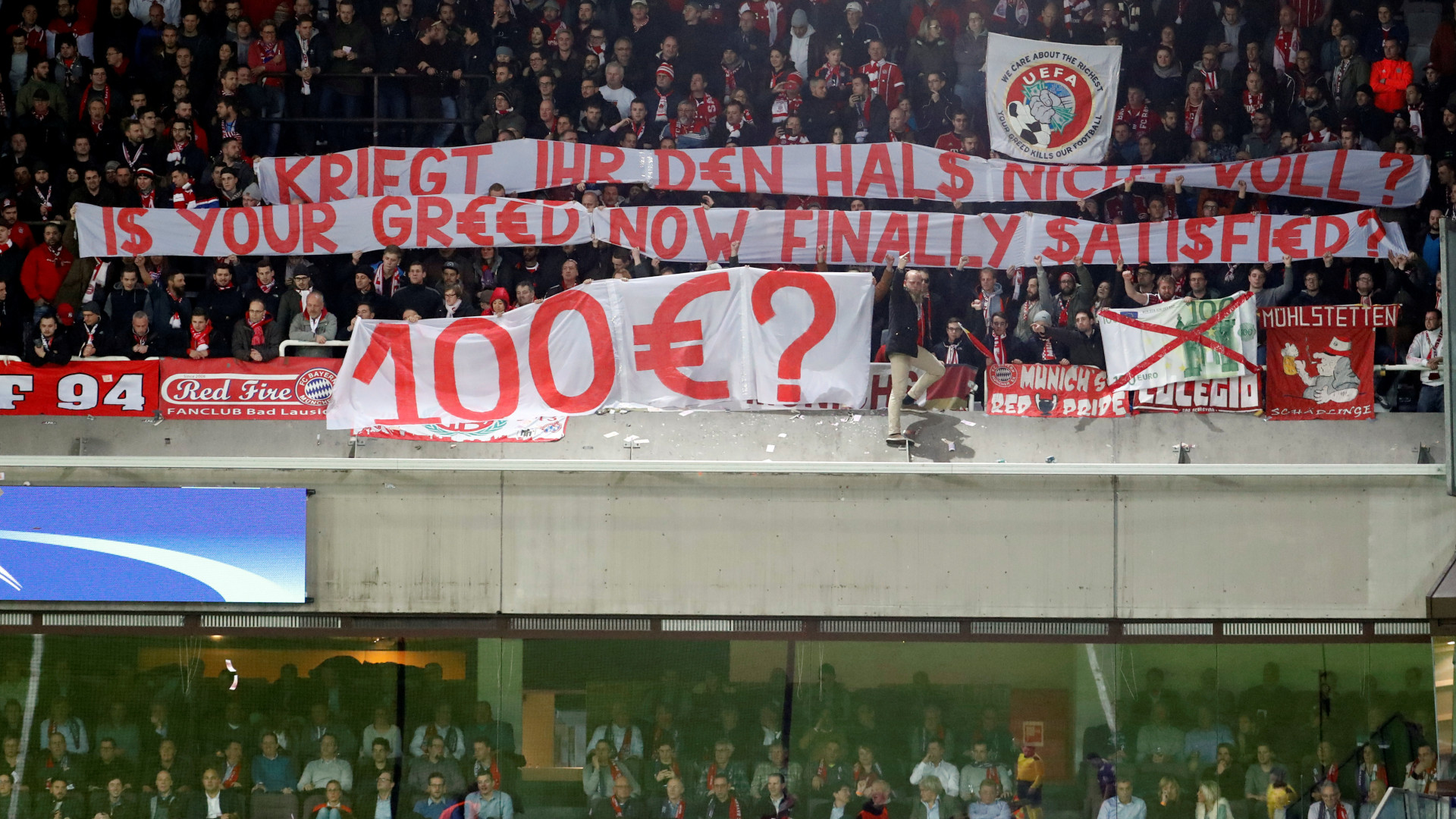 UEFA obriga o Anderlecht a reembolsar os adeptos do Bayern Munique