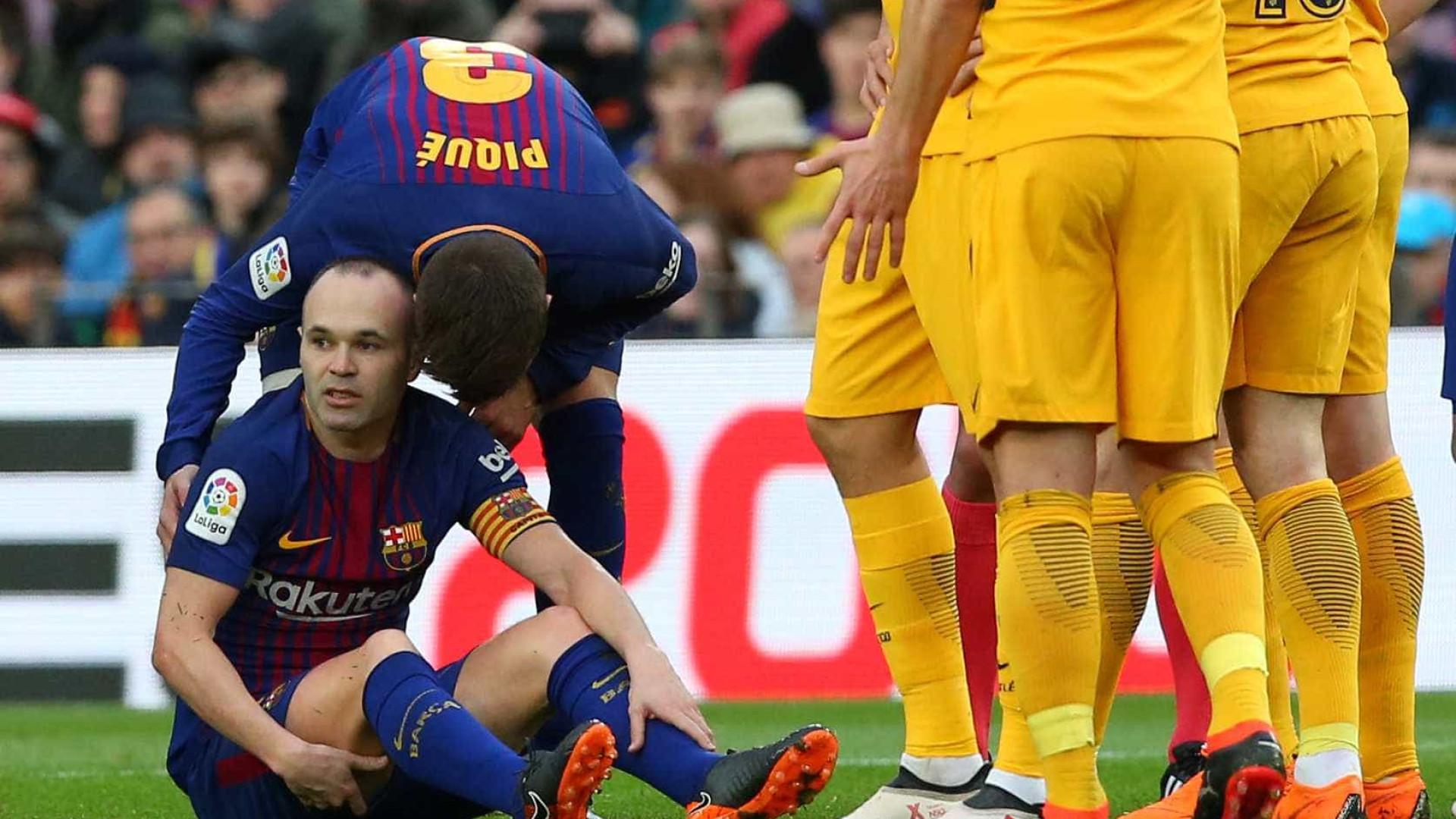 A mensagem que Iniesta deixou após a lesão