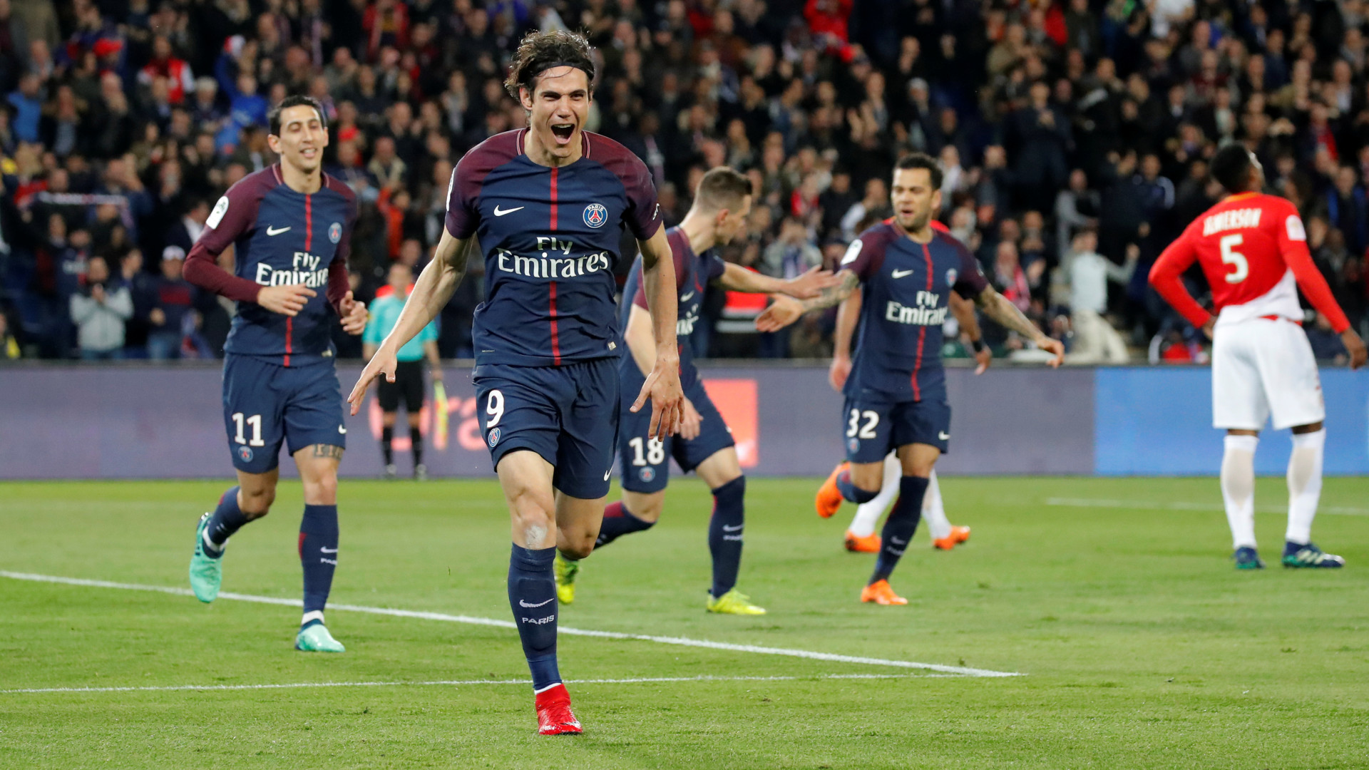 PSG 'cilindra' o Mónaco de Leonardo Jardim e sagra-se campeão em França