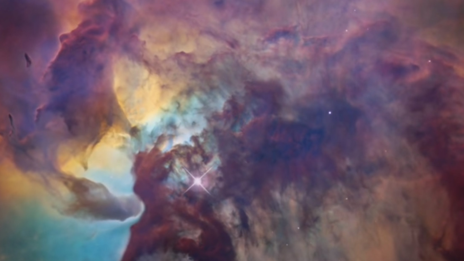 O fantástico vídeo da Nasa da Nebulosa da Lagoa