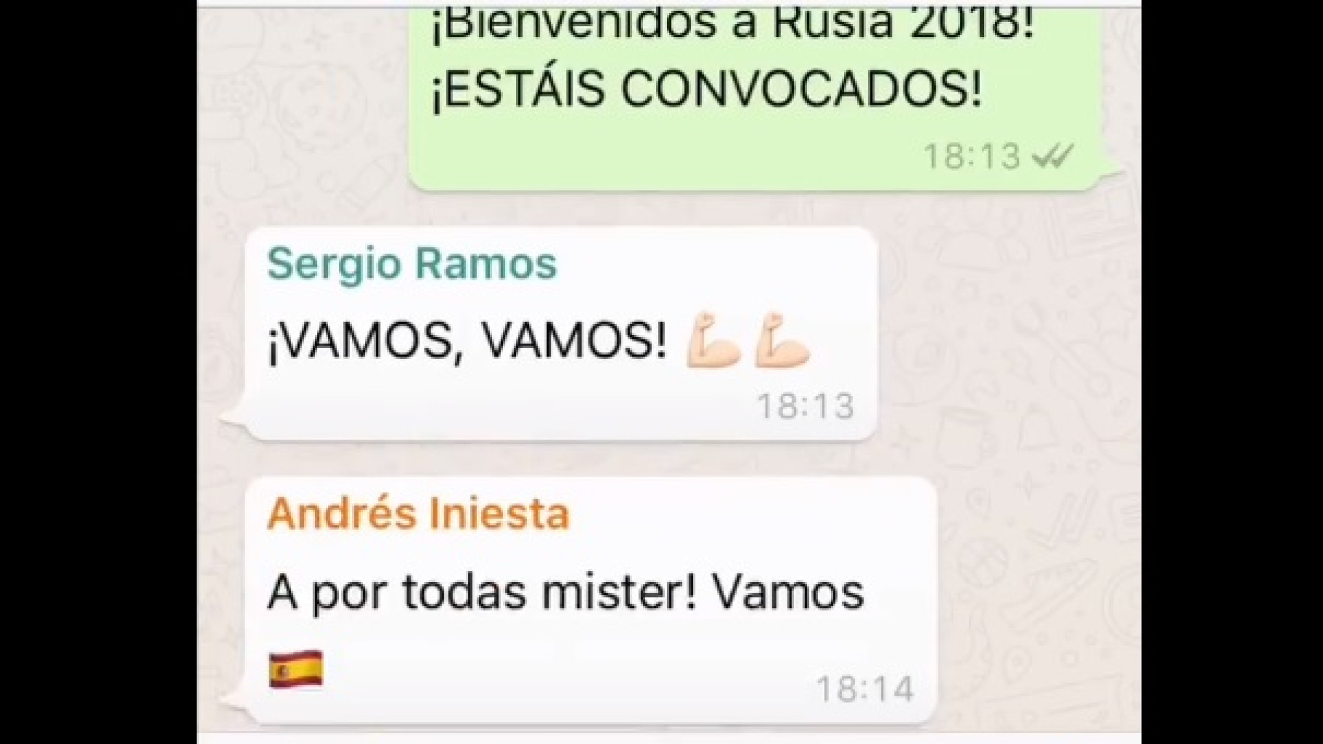 Foi por Whatsapp que Lopetegui anunciou os convocados de Espanha