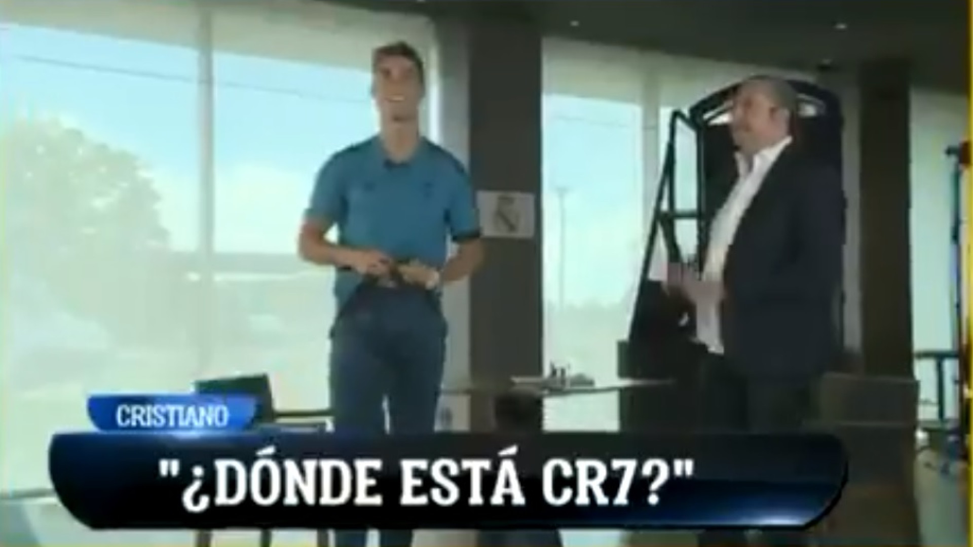 Cristiano Ronaldo terminou uma entrevista a cantar