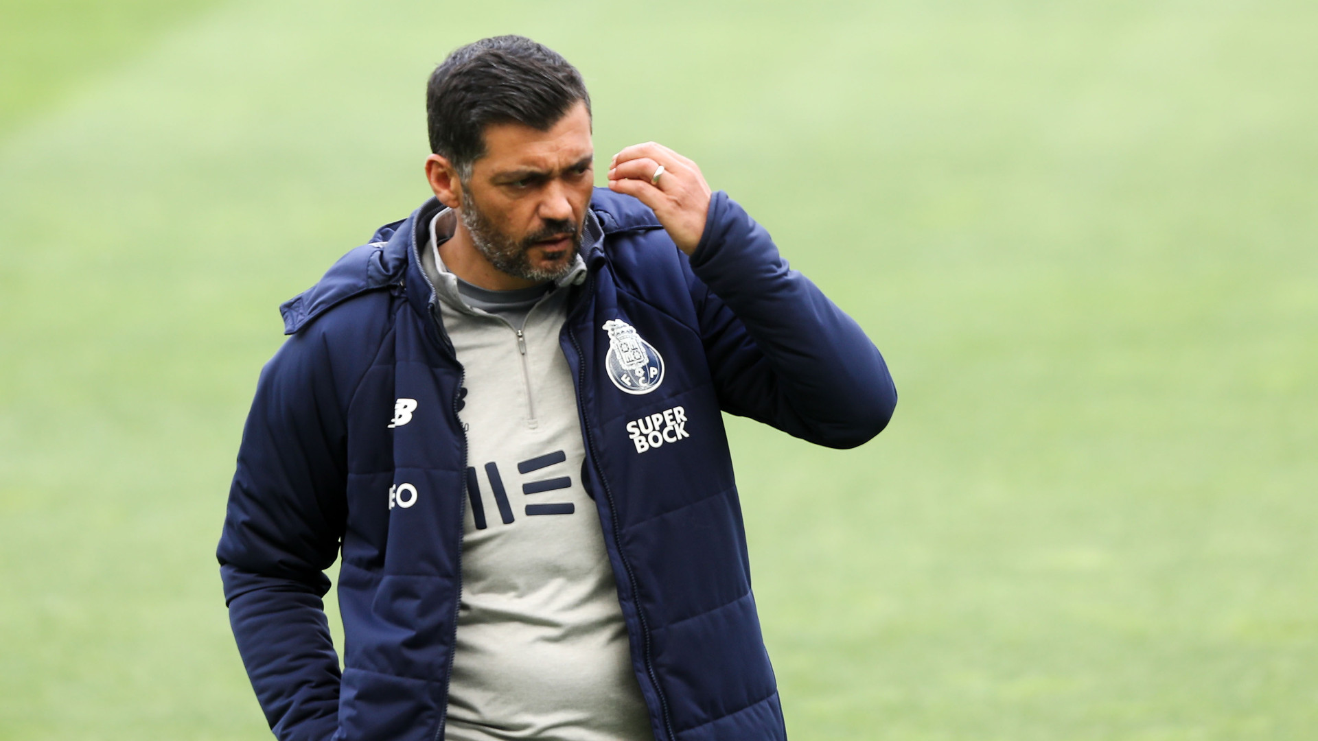 Sérgio Conceição com uma novidade no treino