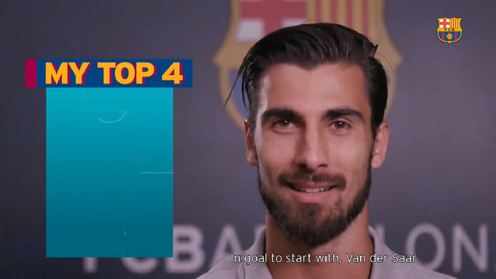 É este o 'Top 4' de lendas para André Gomes