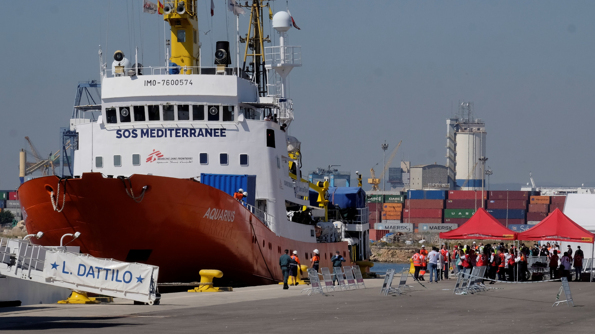 Grupo do navio 'Aquarius' deverá chegar a Portugal em setembro