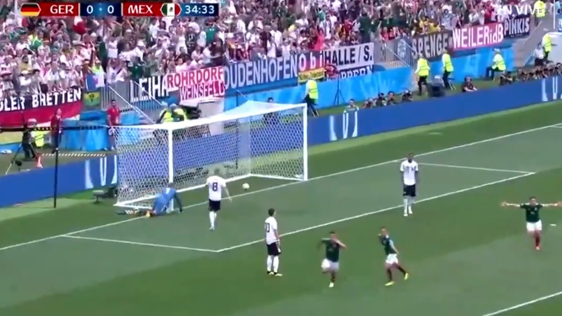 Alemanha entra a perder no Mundial com este belo golo de Lozano