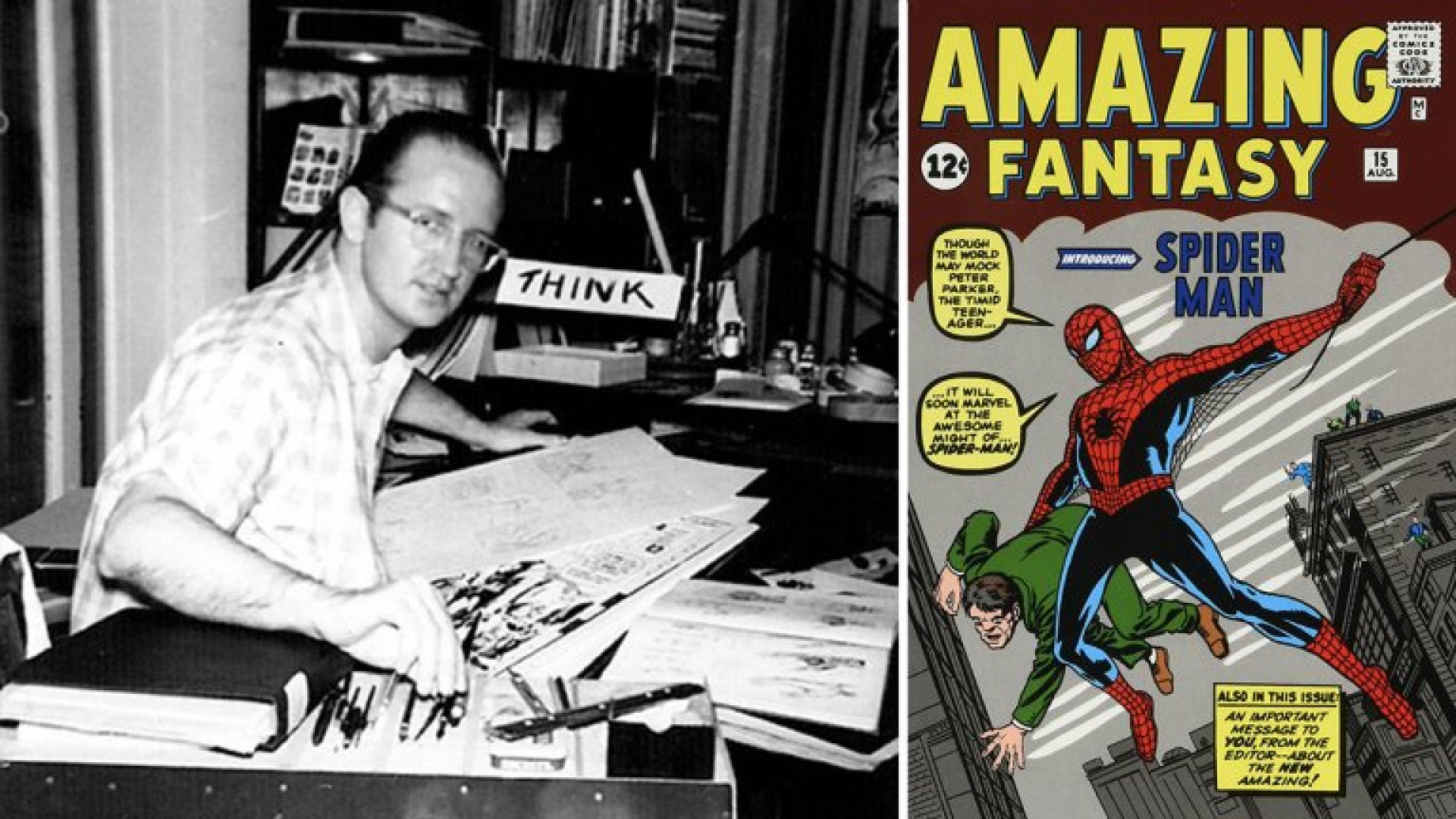 Morreu Steve Ditko, o homem que criou o Homem-Aranha com Stan Lee