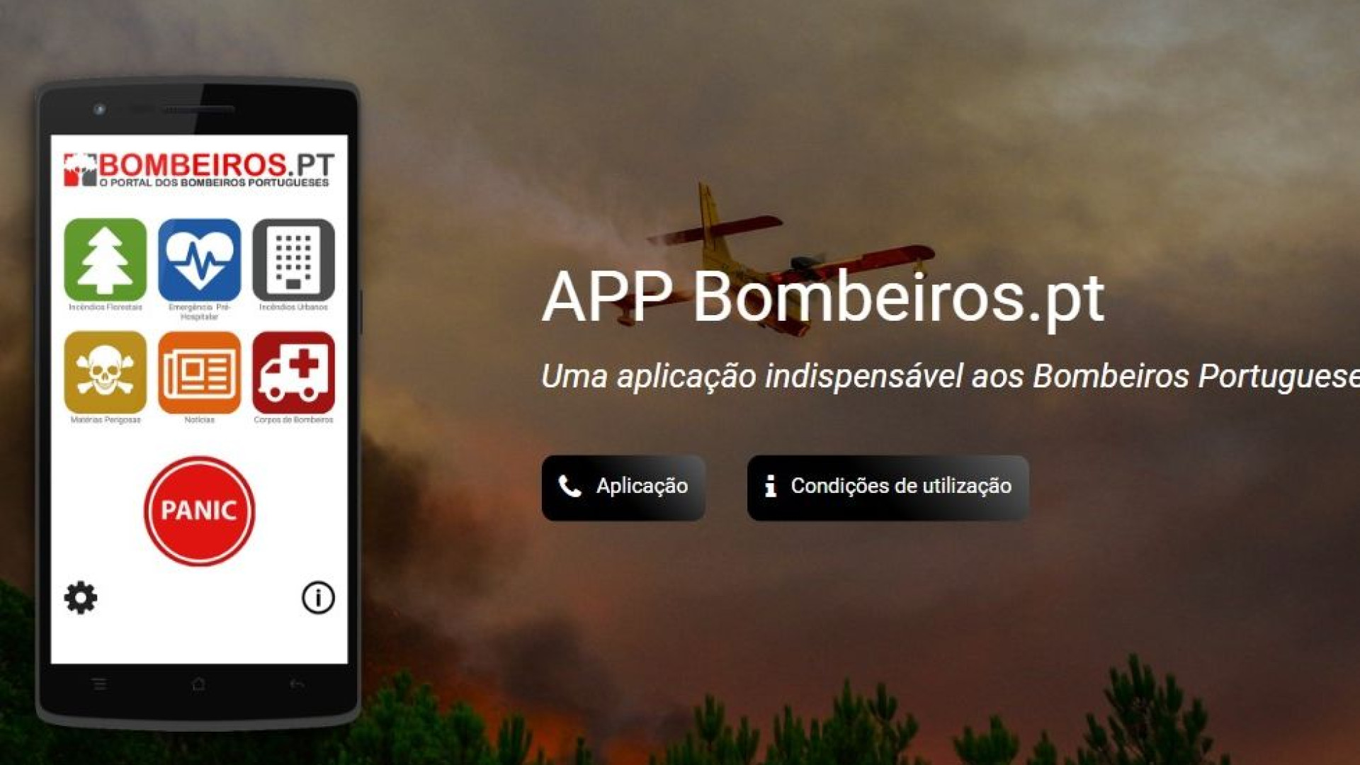 App Bombeiros.pt lança versão para IOS que inclui pedido de emergência