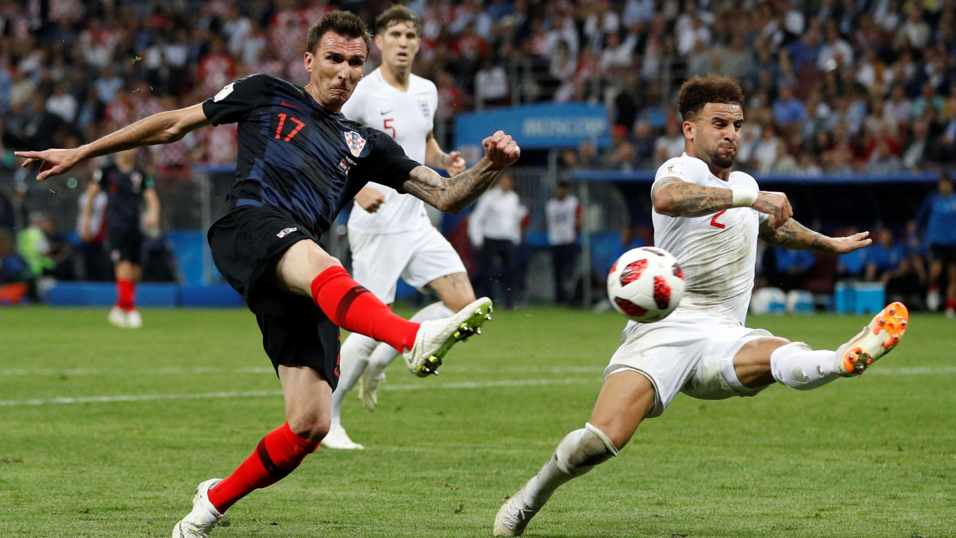 'It’s not coming home': Croácia agarra-se à França na final de Moscovo