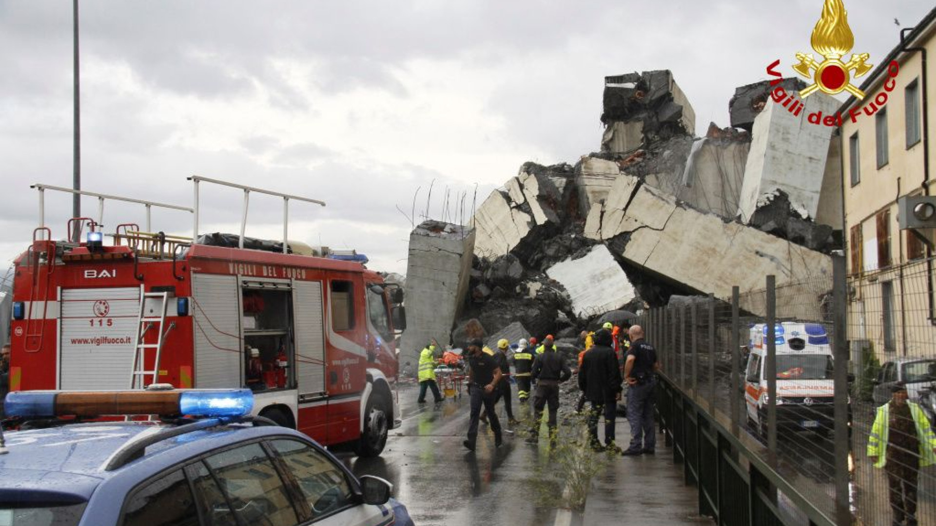 Génova: Número de mortos após queda de ponte sobe para 35