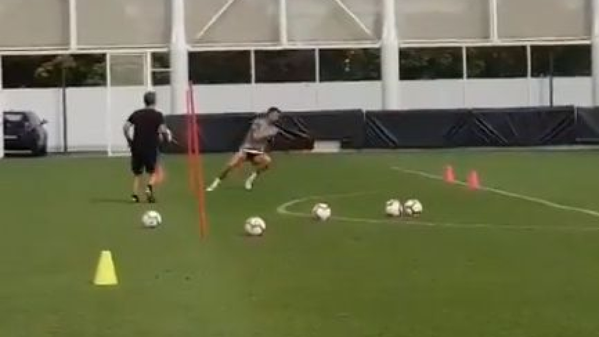 Eis uma prova da intensidade colocada por Ronaldo nos treinos da Juve