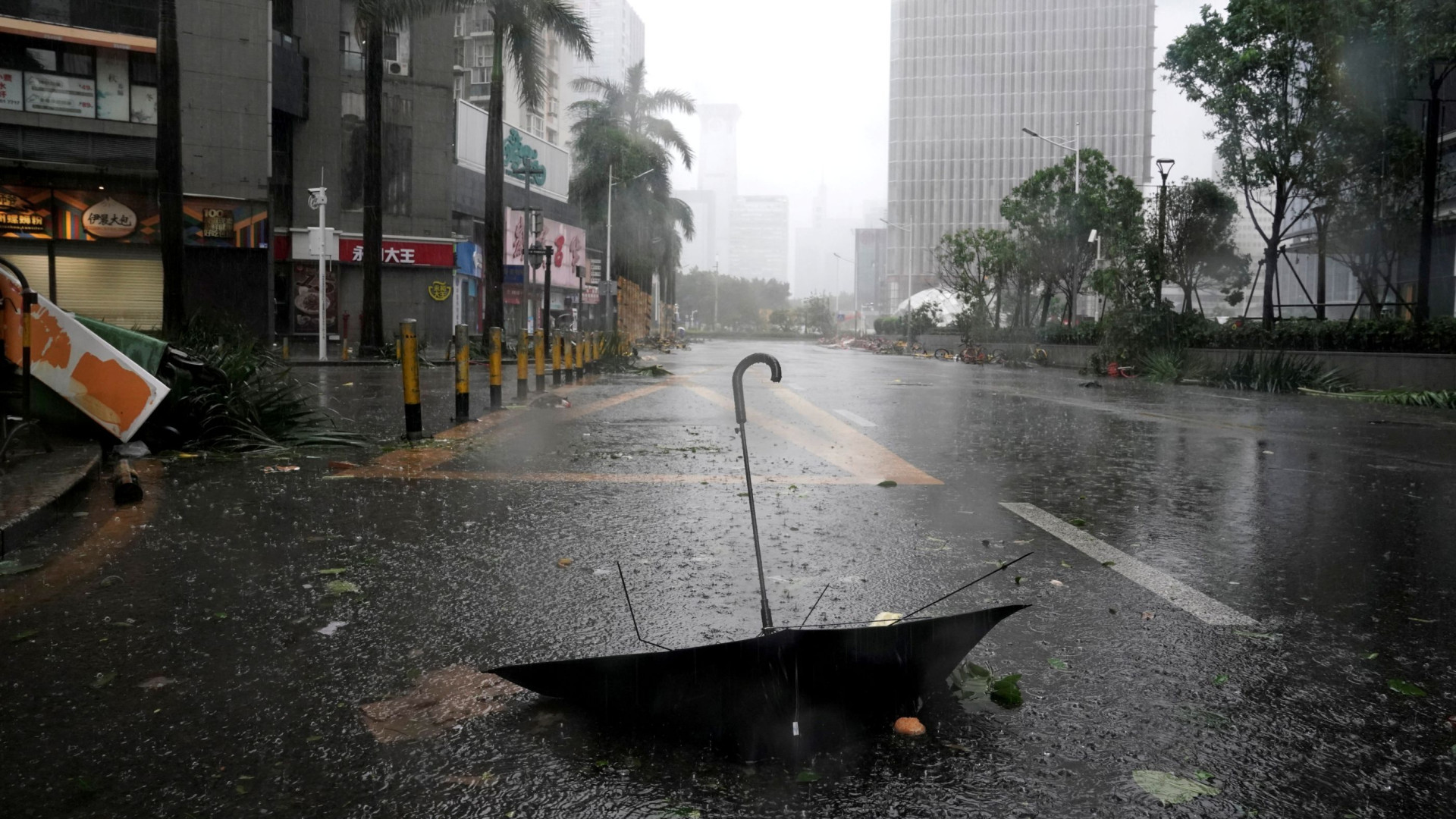 Pelo menos dois mortos no sul da China devido ao tufão Mangkhut
