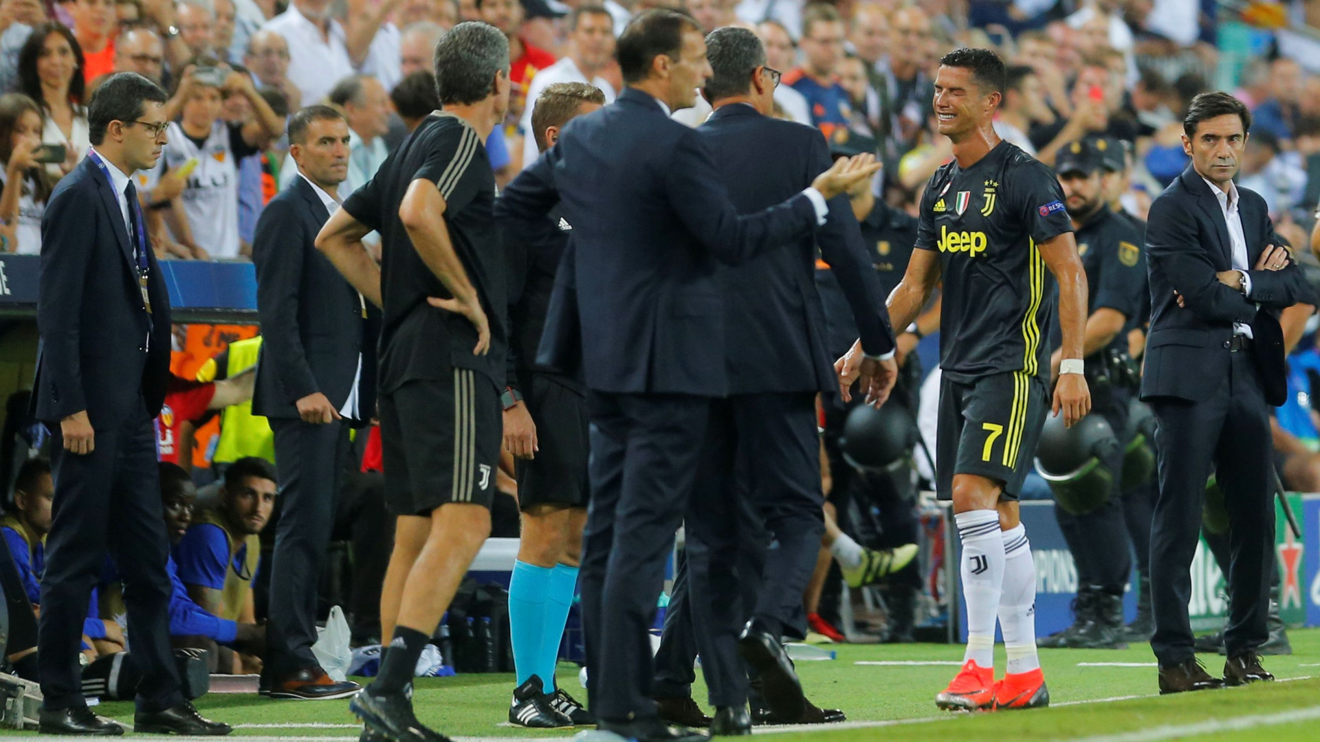 Massimiliano Allegri: "O Ronaldo precisou do video-árbitro"