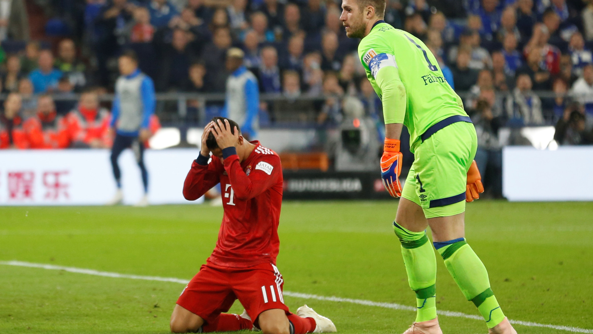 Tempestade em Munique: James teve um ataque de ira no balneário do Bayern