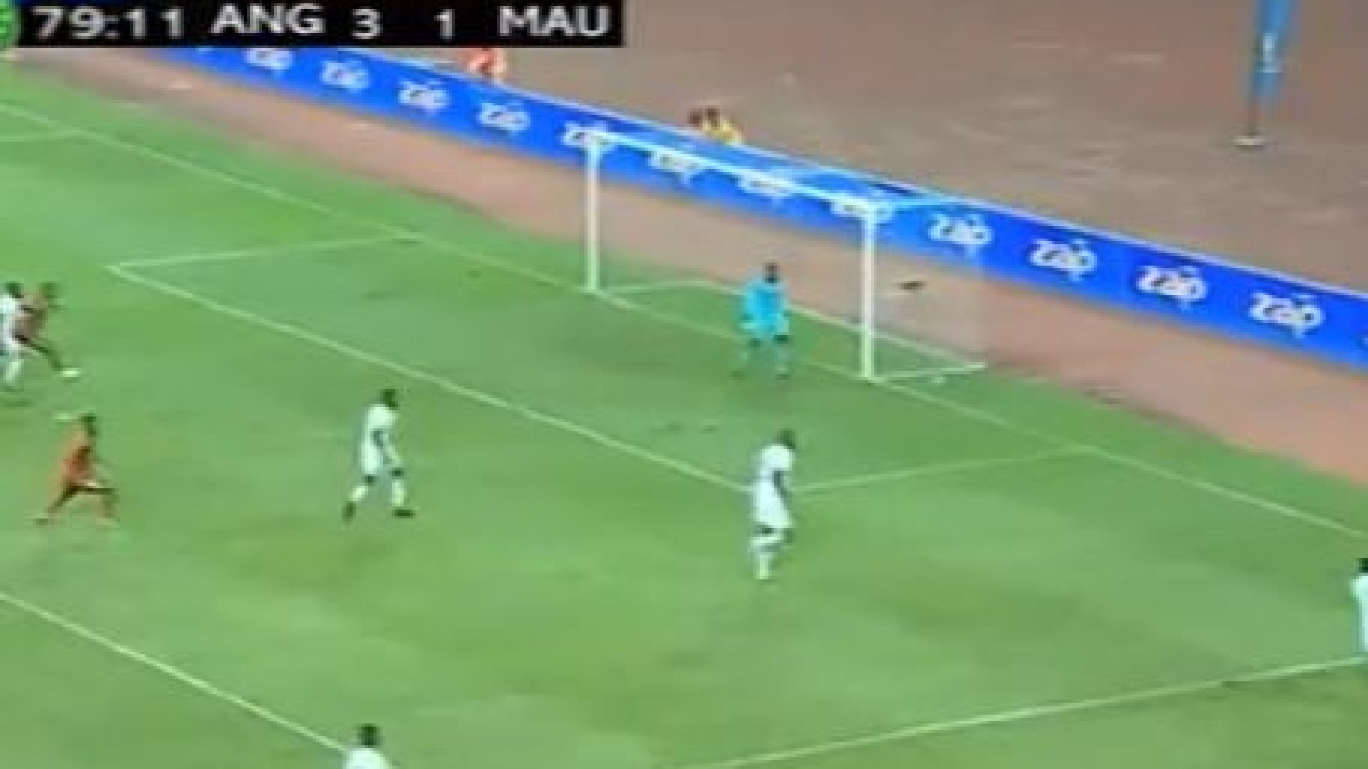Gelson Dala marca pela seleção angolana frente à Mauritânia