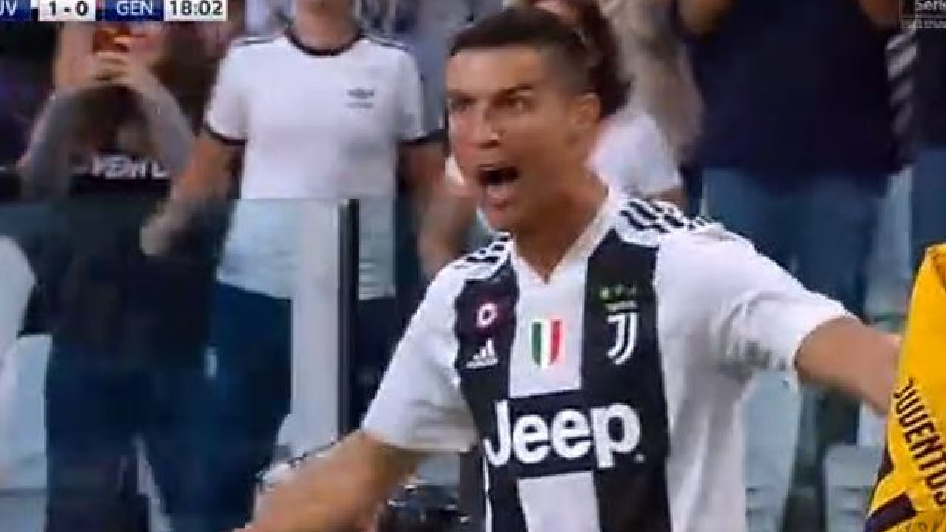Génova 'embrulhou-se' e Cristiano Ronaldo não perdoou