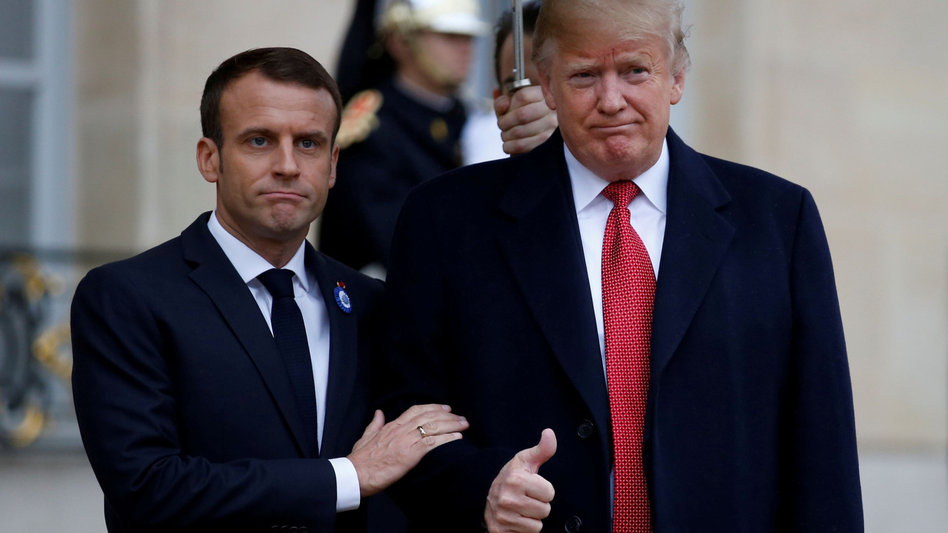 Macron diz que "exército europeu" não tem como alvo os Estados Unidos