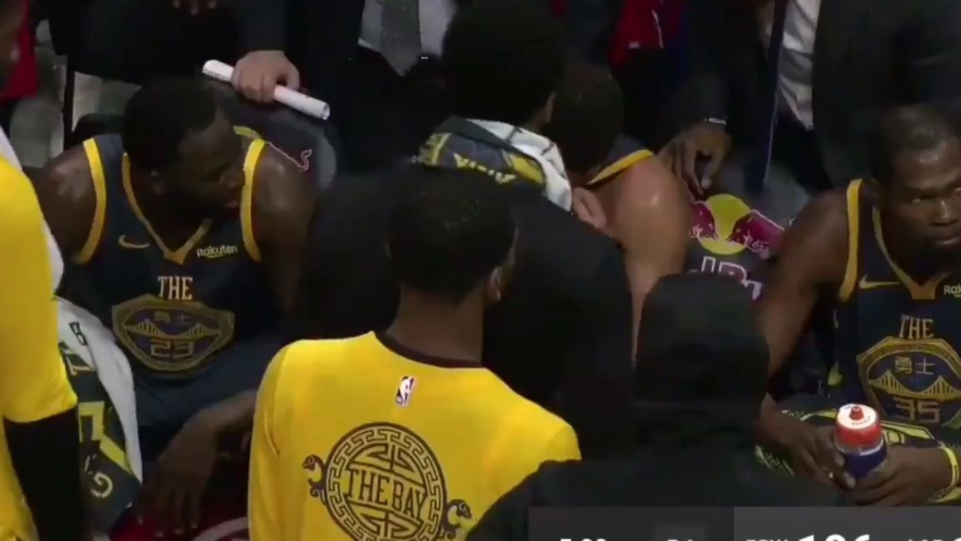 Durant e Green trocaram 'galhardetes' na derrota dos Warriors