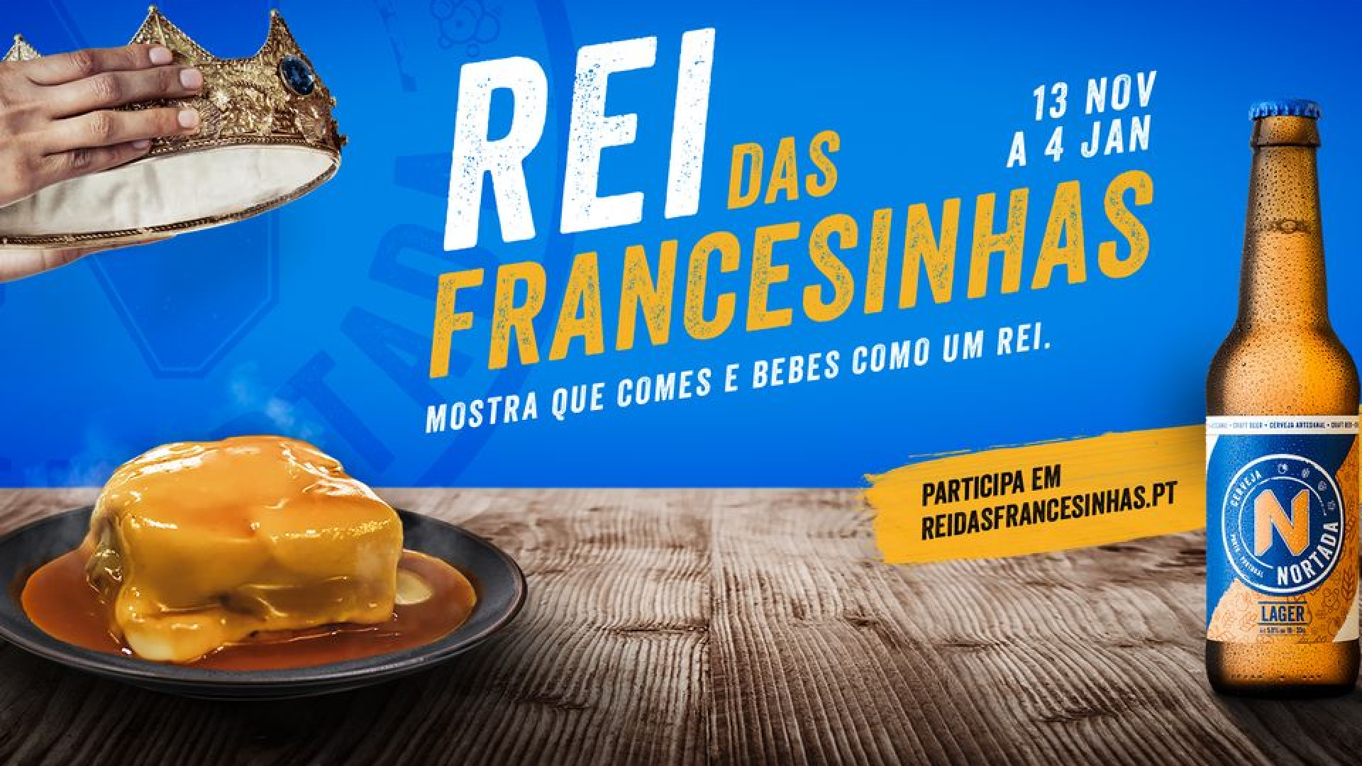 Cerveja Nortada vai oferecer um ano de cerveja grátis