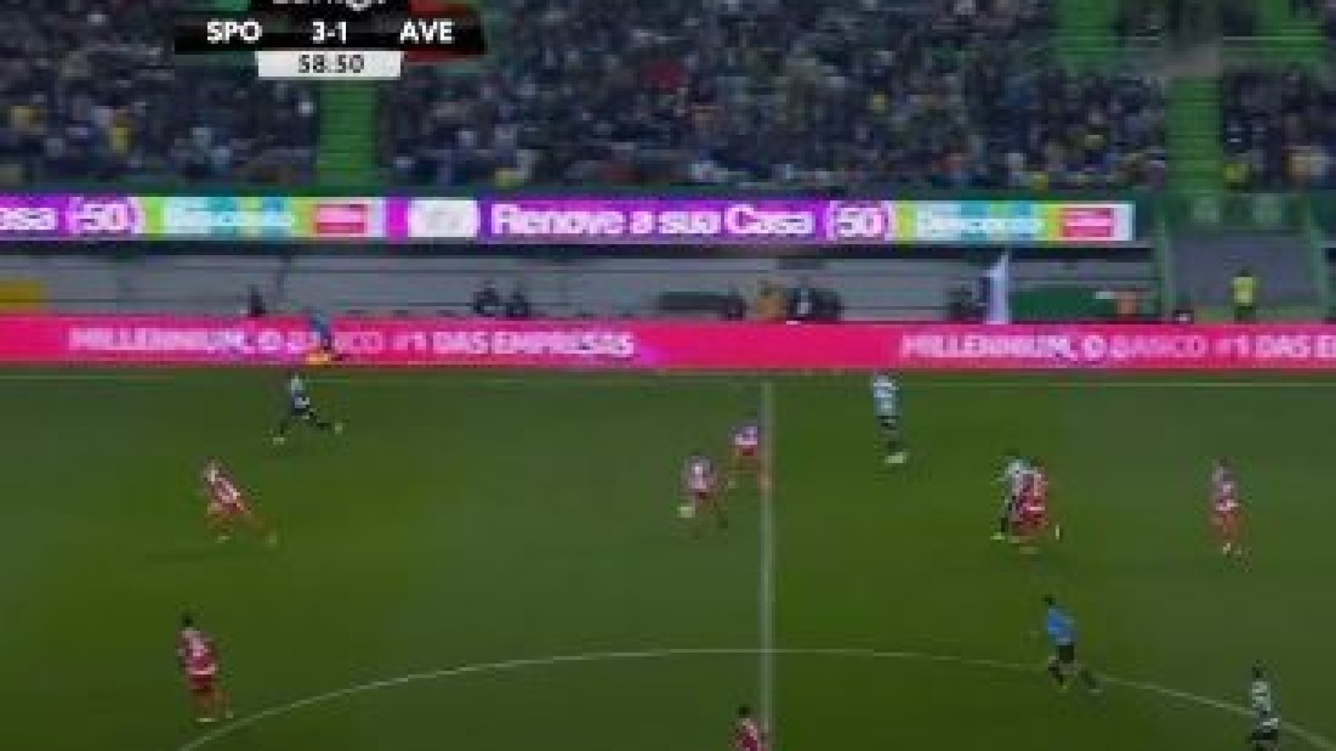 Diaby ligou a mota e fez o quarto após excelente passe de Bruno Fernandes