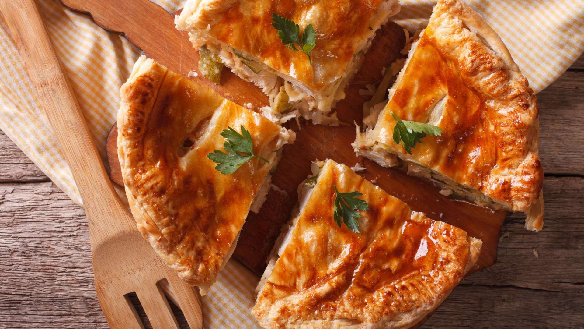 Faça esta tarte de abóbora com frango (com apenas três ingredientes)