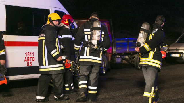 Mais de 20 bombeiros combatem chamas em aviário em Alenquer